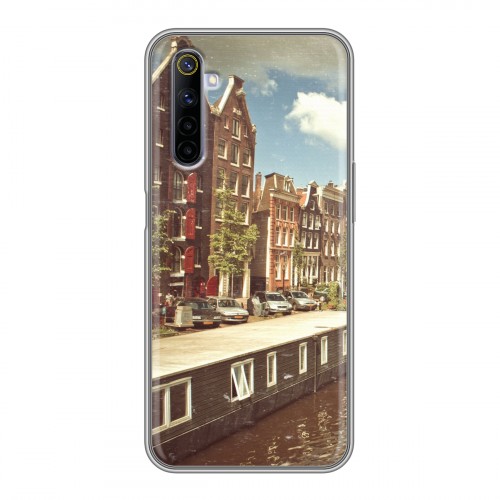 Дизайнерский силиконовый чехол для Realme 6 амстердам