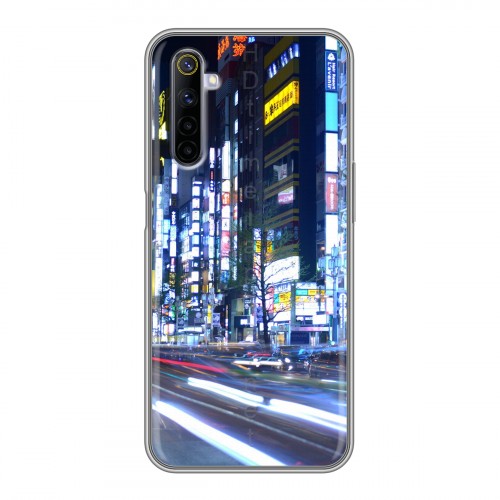 Дизайнерский силиконовый чехол для Realme 6 Токио