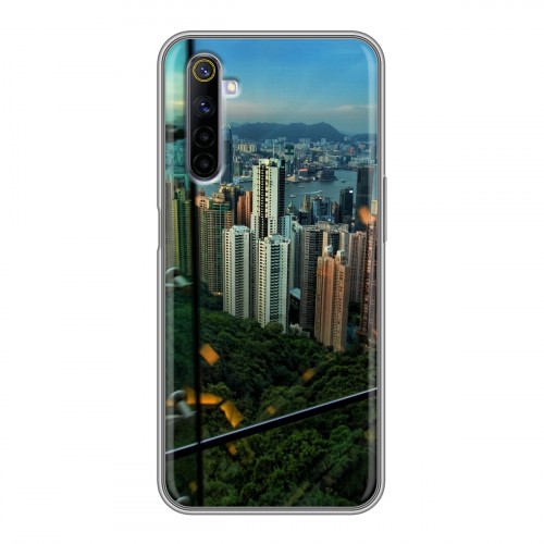 Дизайнерский силиконовый чехол для Realme 6 Гонконг