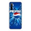 Дизайнерский силиконовый чехол для Realme 6 Pepsi