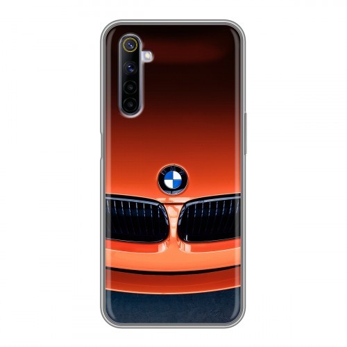 Дизайнерский силиконовый с усиленными углами чехол для Realme 6 BMW