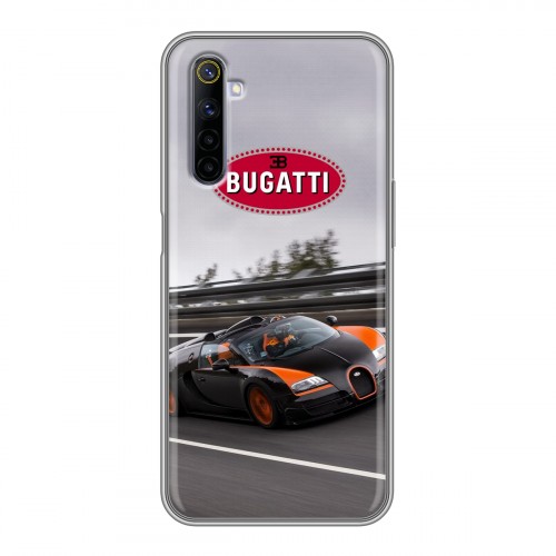 Дизайнерский силиконовый чехол для Realme 6 Bugatti