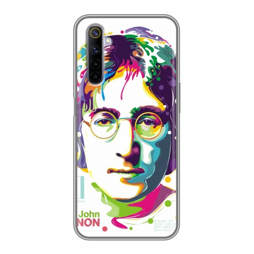 Дизайнерский силиконовый чехол для Realme 6 Джон Леннон