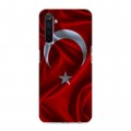 Дизайнерский силиконовый чехол для Realme 6 Pro Флаг Турции