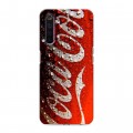 Дизайнерский силиконовый чехол для Realme 6 Pro Coca-cola