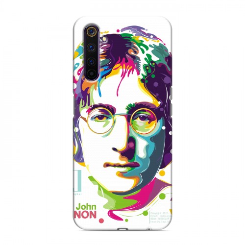 Дизайнерский силиконовый чехол для Realme 6 Pro Джон Леннон
