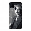 Дизайнерский силиконовый чехол для Samsung Galaxy M31 Альберт Эйнштейн
