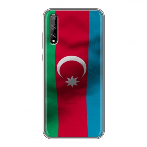 Дизайнерский силиконовый чехол для Huawei Y8p Флаг Азербайджана