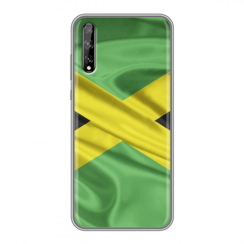 Дизайнерский силиконовый чехол для Huawei Y8p Флаг Ямайки