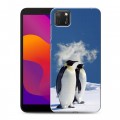 Дизайнерский силиконовый чехол для Huawei Honor 9S Пингвины