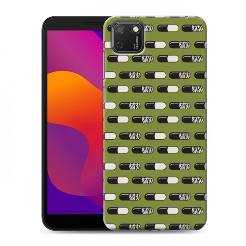 Дизайнерский силиконовый чехол для Huawei Honor 9S Разноцветные таблетки