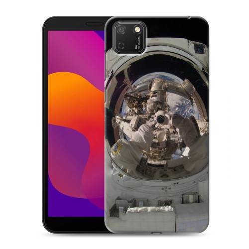 Дизайнерский силиконовый чехол для Huawei Honor 9S Космонавт