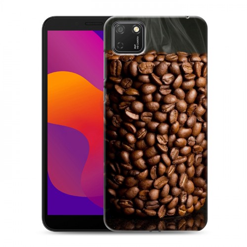 Дизайнерский силиконовый чехол для Huawei Honor 9S кофе текстуры