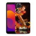 Дизайнерский силиконовый чехол для Huawei Honor 9S Китайский Новый Год