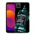 Дизайнерский силиконовый чехол для Huawei Honor 9S Jack Daniels