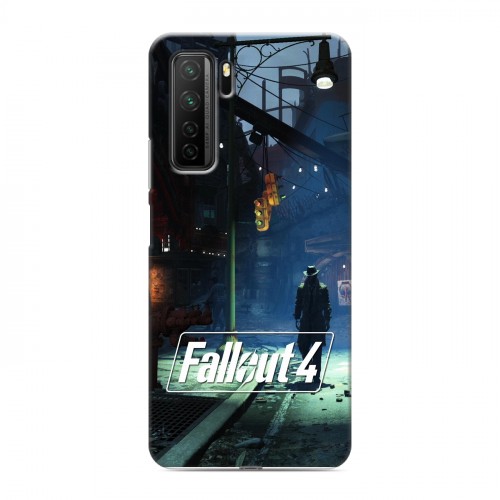 Дизайнерский силиконовый с усиленными углами чехол для Huawei Honor 30S Fallout