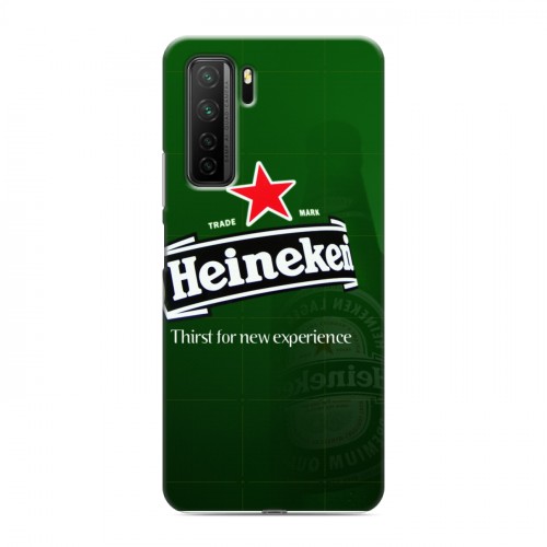 Дизайнерский силиконовый с усиленными углами чехол для Huawei Honor 30S Heineken