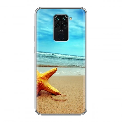 Дизайнерский силиконовый чехол для Xiaomi RedMi Note 9 пляж