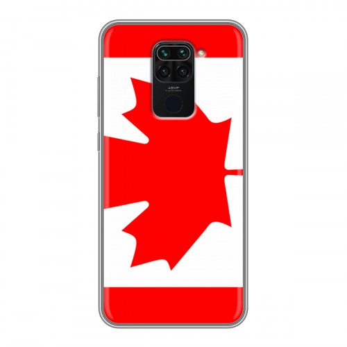 Дизайнерский силиконовый чехол для Xiaomi RedMi Note 9 Флаг Канады