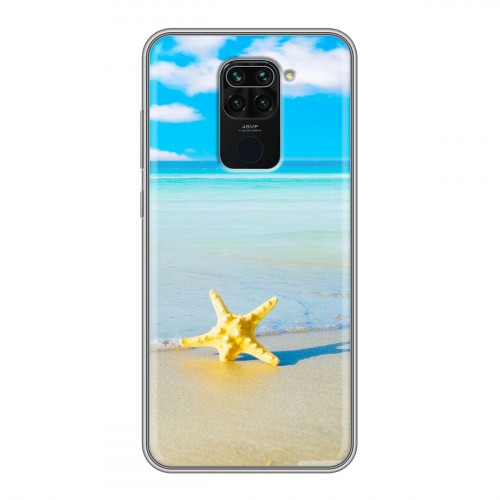 Дизайнерский силиконовый чехол для Xiaomi RedMi Note 9 Пляж
