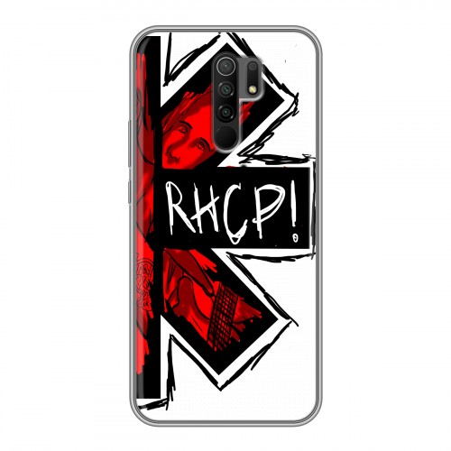 Дизайнерский силиконовый чехол для Xiaomi RedMi 9 Red Hot Chili Peppers
