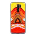 Дизайнерский силиконовый чехол для Xiaomi RedMi 9 Цветные агаты