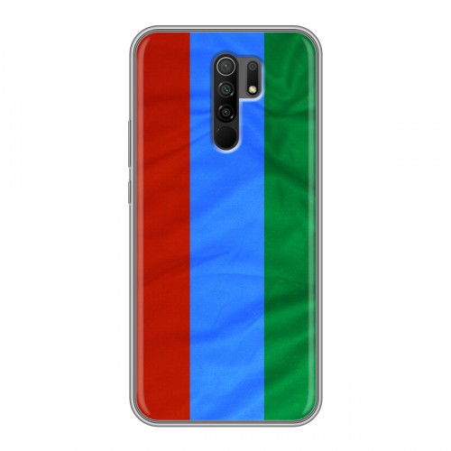 Дизайнерский силиконовый чехол для Xiaomi RedMi 9 Флаг Дагестана