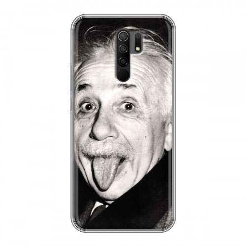 Дизайнерский силиконовый чехол для Xiaomi RedMi 9 Альберт Эйнштейн
