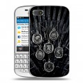 Дизайнерский пластиковый чехол для BlackBerry Q10 Игра престолов