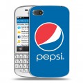 Дизайнерский пластиковый чехол для BlackBerry Q10 Pepsi