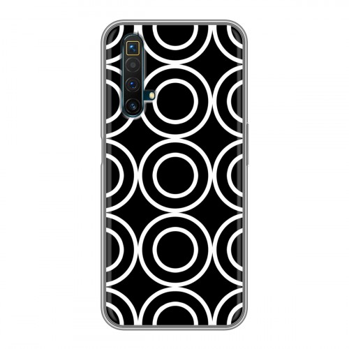 Дизайнерский силиконовый чехол для Realme X3 SuperZoom Черно-белые фантазии