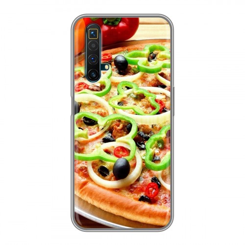 Дизайнерский силиконовый чехол для Realme X3 SuperZoom Пицца
