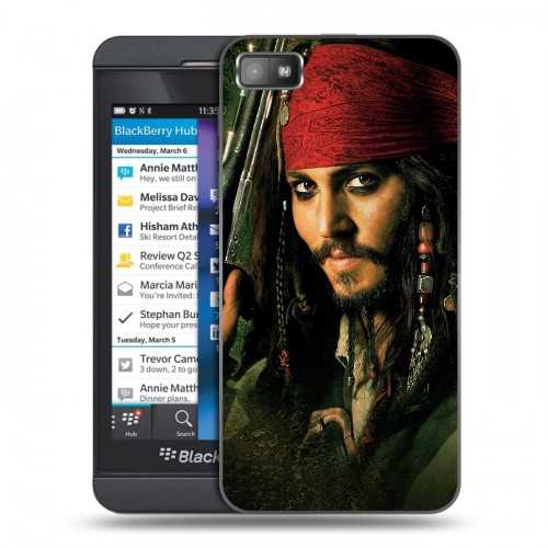 Дизайнерский пластиковый чехол для BlackBerry Z10 	 Пираты карибского моря