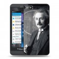 Дизайнерский пластиковый чехол для BlackBerry Z10 Альберт Эйнштейн