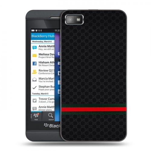 Дизайнерский пластиковый чехол для BlackBerry Z10 Хайп и мода