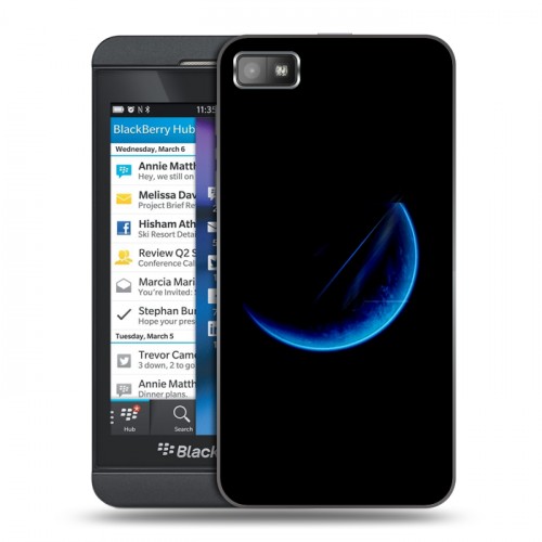 Дизайнерский пластиковый чехол для BlackBerry Z10 Луна