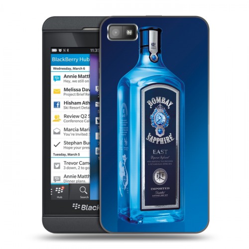 Дизайнерский пластиковый чехол для BlackBerry Z10 Bombay Sapphire