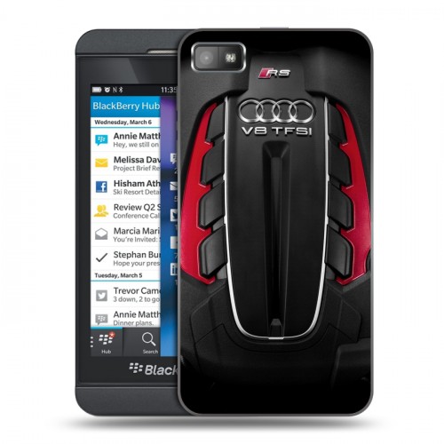 Дизайнерский пластиковый чехол для BlackBerry Z10 Audi