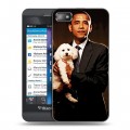 Дизайнерский пластиковый чехол для BlackBerry Z10 Барак Обама