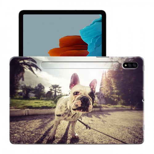 Дизайнерский силиконовый чехол для Samsung Galaxy Tab S7 Щенки