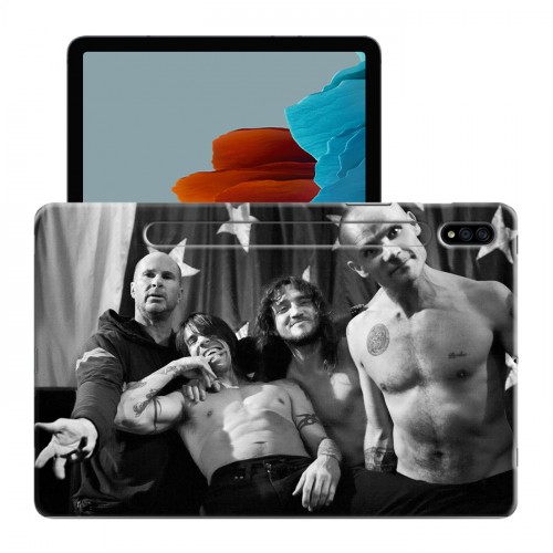 Дизайнерский силиконовый чехол для Samsung Galaxy Tab S7 Red Hot Chili Peppers
