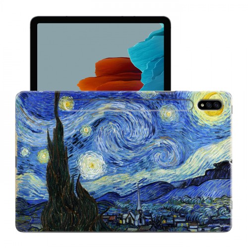 Дизайнерский пластиковый чехол для Samsung Galaxy Tab S7 Звездная ночь