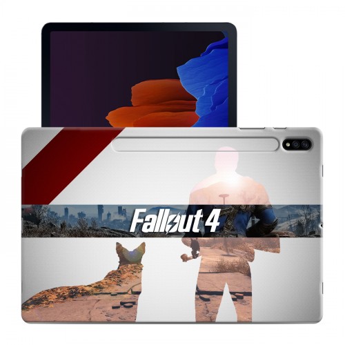 Дизайнерский силиконовый чехол для Samsung Galaxy Tab S7 Plus Fallout