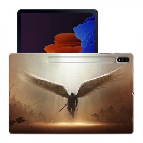 Дизайнерский силиконовый чехол для Samsung Galaxy Tab S7 Plus Diablo 