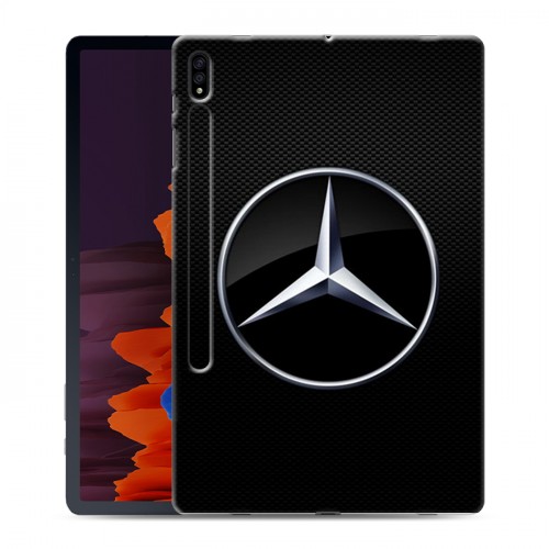 Дизайнерский силиконовый чехол для Samsung Galaxy Tab S7 Plus Mercedes