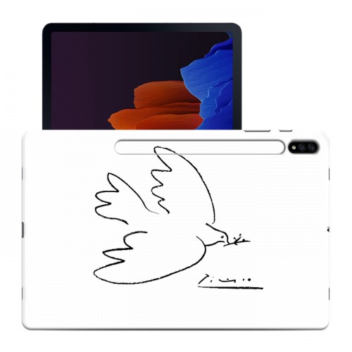 Дизайнерский силиконовый чехол для Samsung Galaxy Tab S7 Plus