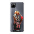 Полупрозрачный дизайнерский силиконовый чехол для Realme C11 НБА