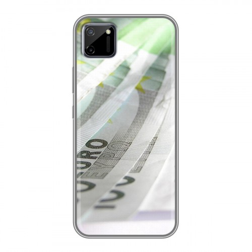 Дизайнерский силиконовый чехол для Realme C11 Текстуры денег