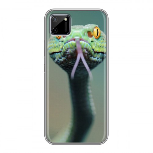 Дизайнерский силиконовый чехол для Realme C11 Змеи