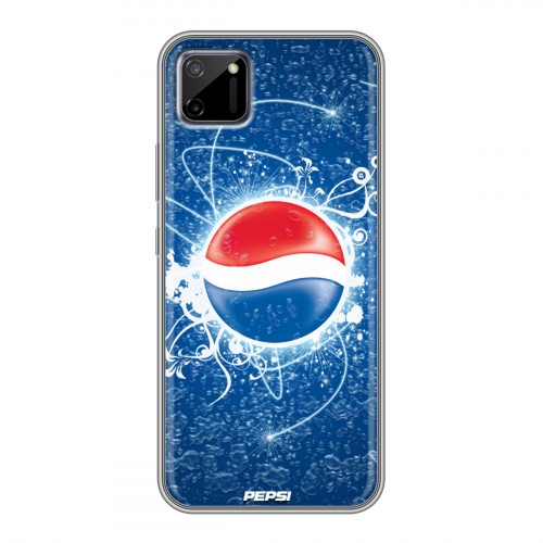 Дизайнерский силиконовый чехол для Realme C11 Pepsi